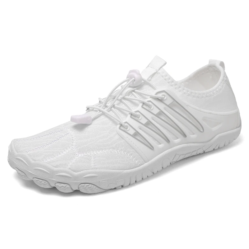 

Чистая белая пляжная обувь для босиком, аква-обувь для плавания, водные виды спорта, прогулочная обувь для йоги, фитнеса, каньинг, обувь для речной яхты