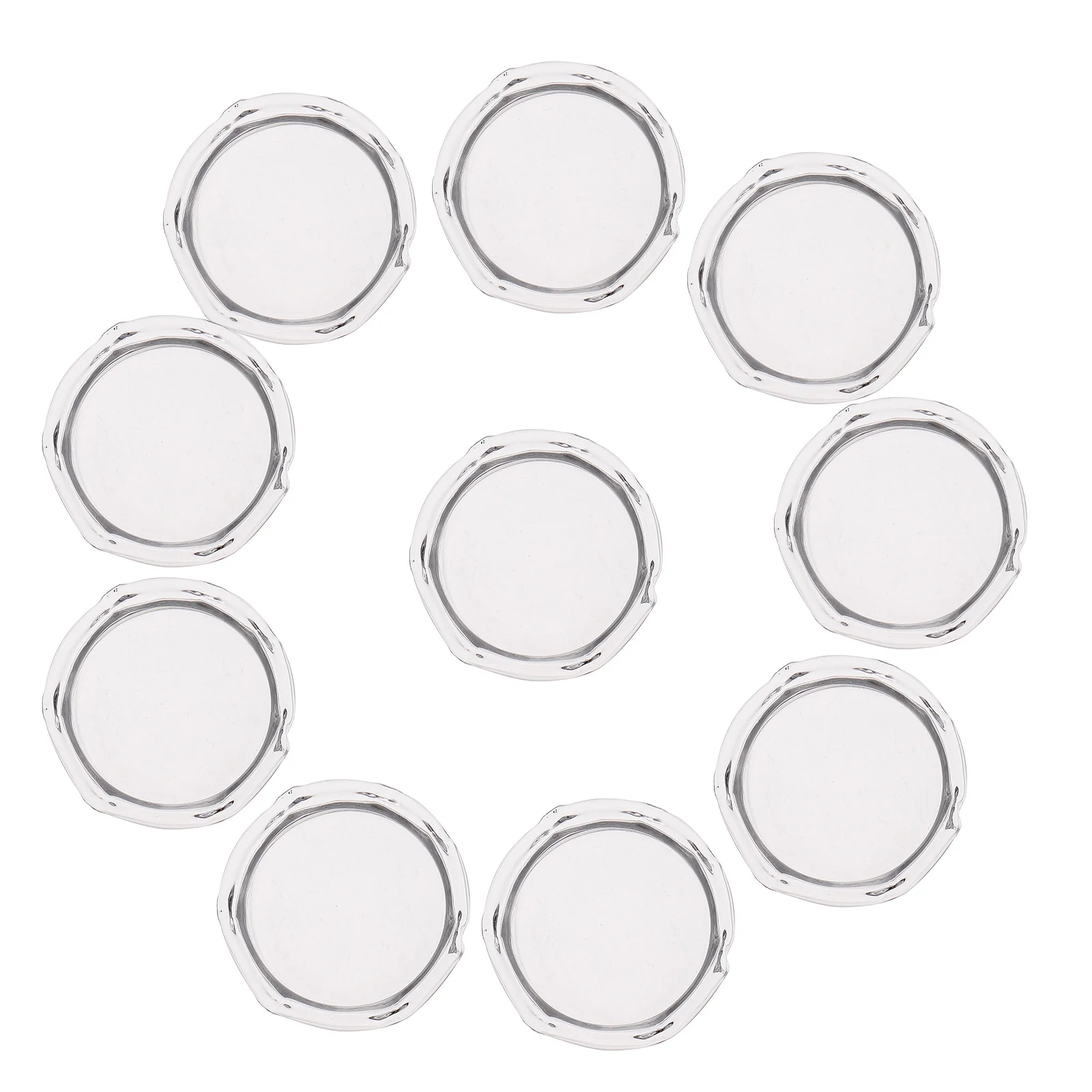

10 Pcs Small Glass Dish Serving Bowls for Sauce Mini Kitchen Decor Tableware Model