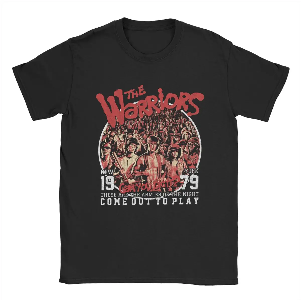 

The Warriors Walter Hill Thriller Action T-Shirt for Men Novelty Cotton Tees Round Collar Short Sleeve T Shirts Summer Clothes