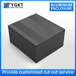 Yonggu Anodized Extrusion Heat Sink Housing Split Type Meter Control Box Extruded Aluminum Electronic Enclosure H29 145*85MM