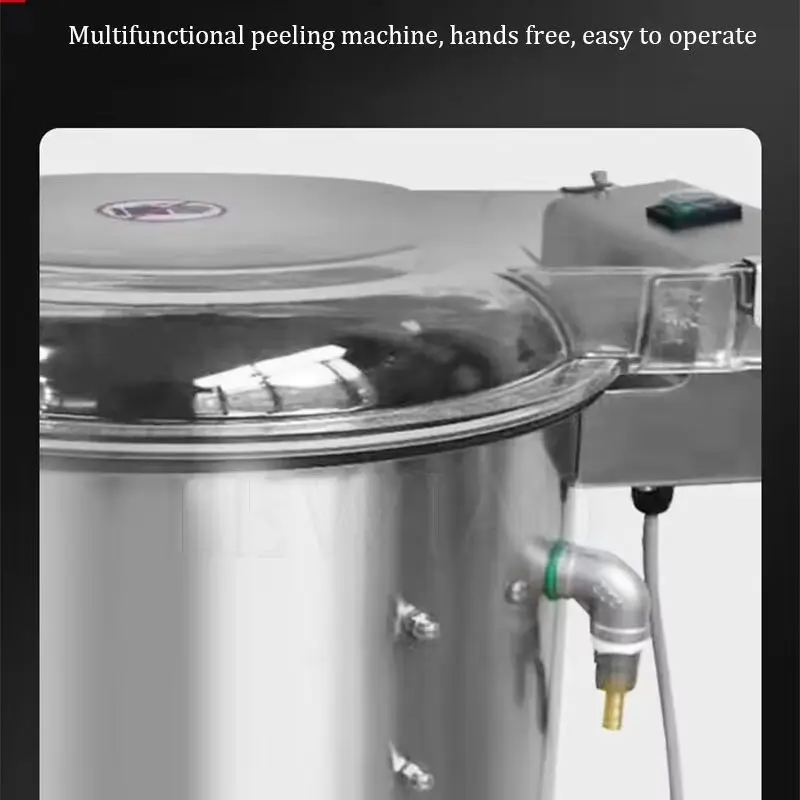 Root Vegetable Fruit Ginger Potato Roller Peeler Washing Peeling Cleaning Machine