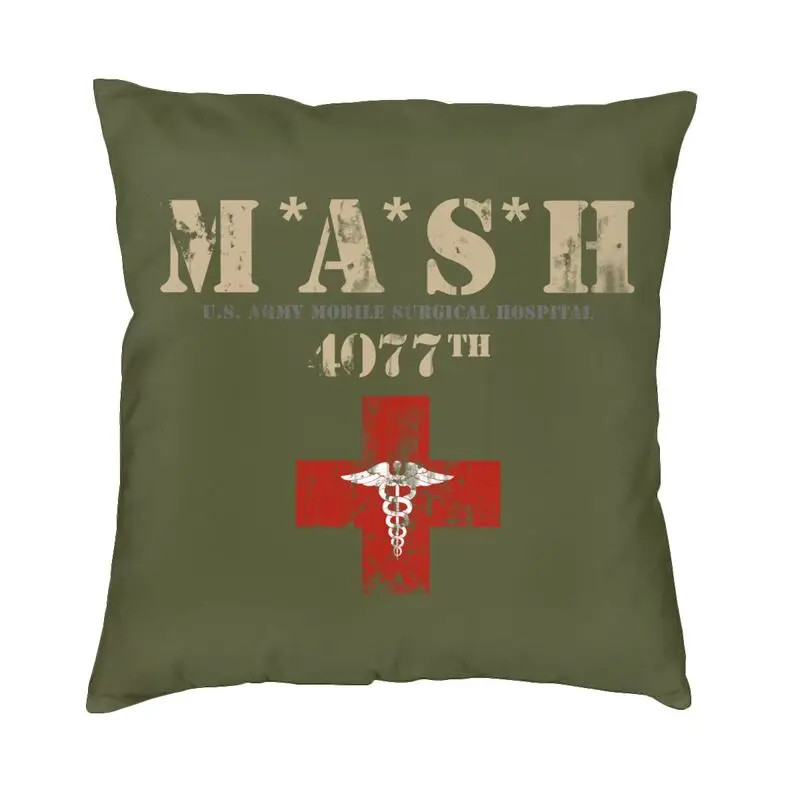 Military Aram War Mash Logo Throw Pillow Covers Home Decor 3D Print Cushions for Sofa Car Seat Pillowcase Polyester Dakimakura