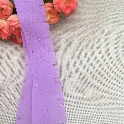 3*95cM silver point Chiffon Ribbon for Wedding Invitation Bouquets Handmade Party Gift Wrapping 5 pieces 2205301