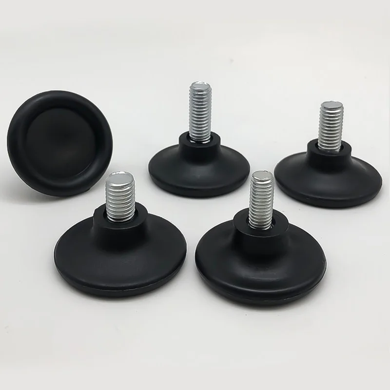 Imagen 5: Pies ajustables M8/M10, patas estables, altura ajustable, antideslizante, maquinaria suave silenciosa, almohadilla de ajuste antivibración, 1 ud.