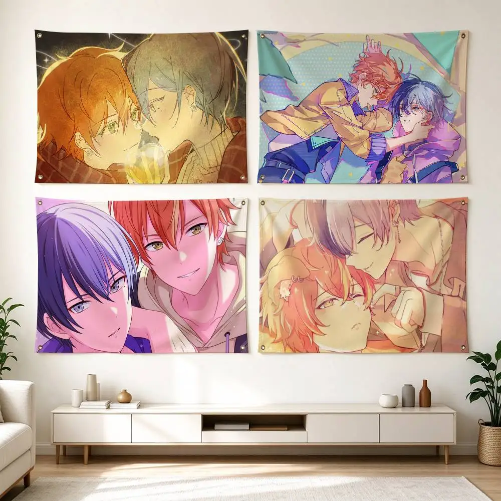 A-Akitoya Project SEKAI Game  Flag Suitable For Party Club Outdoor Interior Wall Decoration Banner Fans Gift