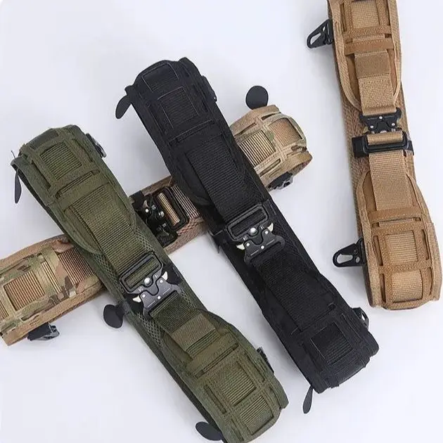 Cintura mimetica tattica per esterni-cintura imbottita Molle Duty leggera e durevole tiro con l\'arco da caccia Paintball