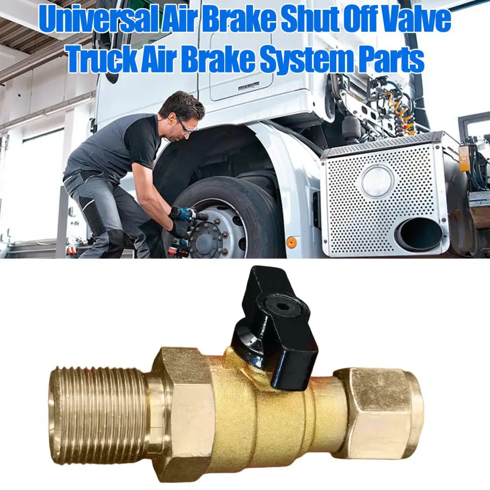 Trailer Front Wheel Air Brake Valve With Spiral Hose Tube, Integrated Emergency Brake Switch Assembly, Truck Brake System Parts