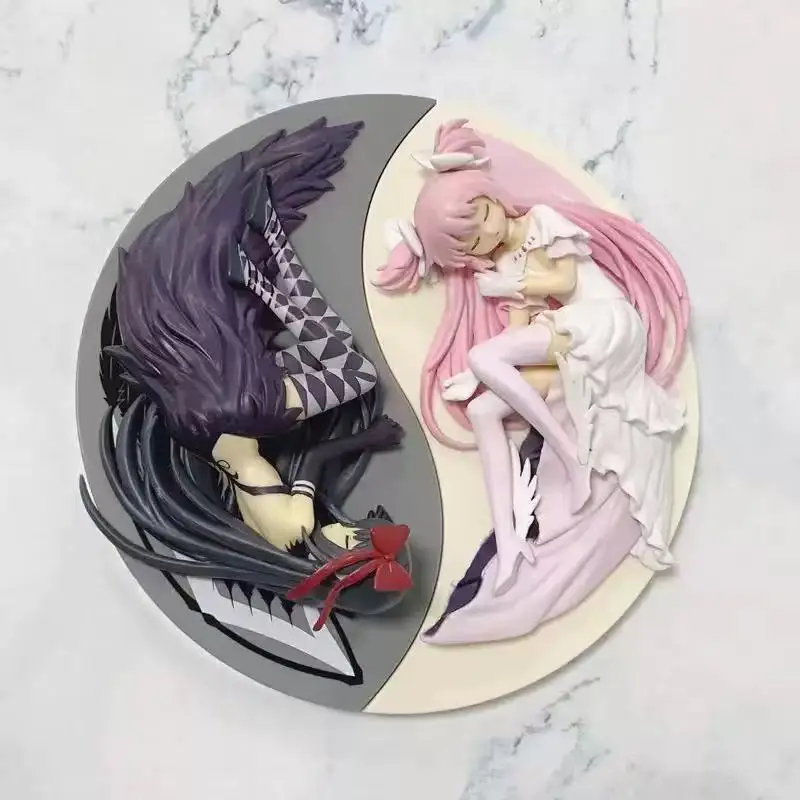 En Stock, 100% Original, Figura de Acción de Bandai Banpresto, Puella Magi Madoka Magica, Kaname Madoka, Akemi Homura, Nueva en Caja