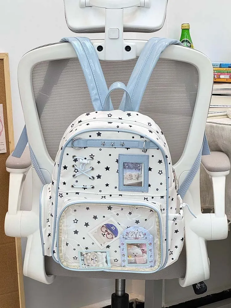 Kawaii Starry Harajuku Pastel Ita Backpack