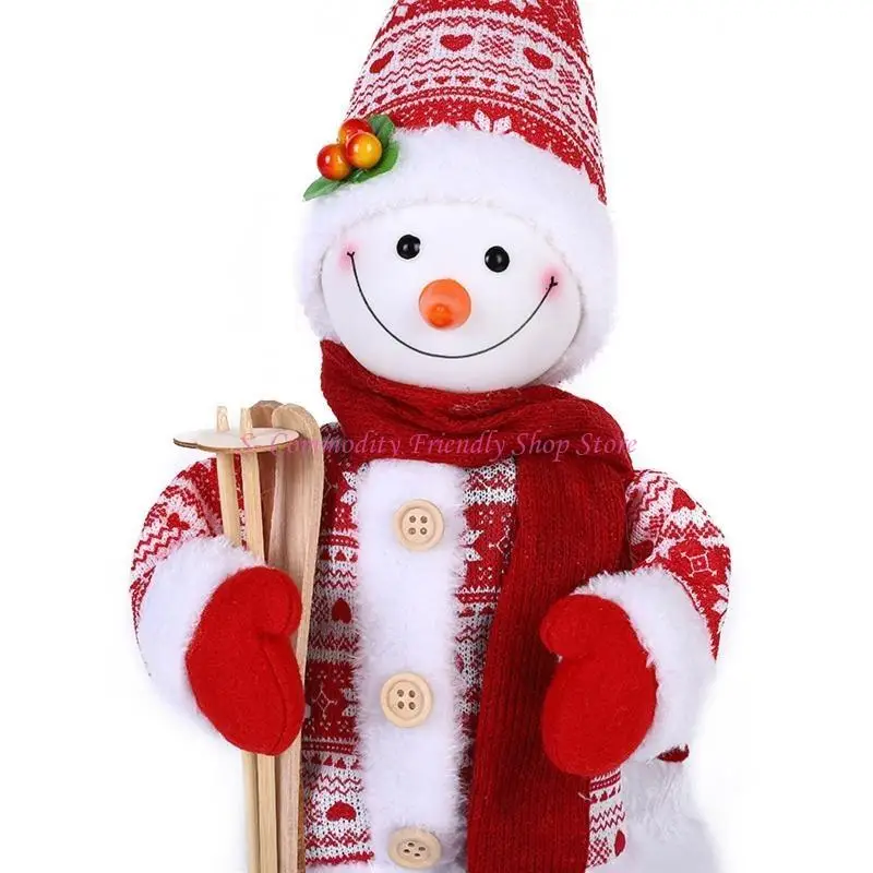 85AE Electric Music Santa for Doll Snowman Plush Battery Operated Decor Pa