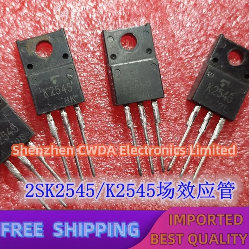 10PCS-20PCS  2SK2545/K2545  2SK2545  TO-220F 600V 6A In Stock Can Be Purchased