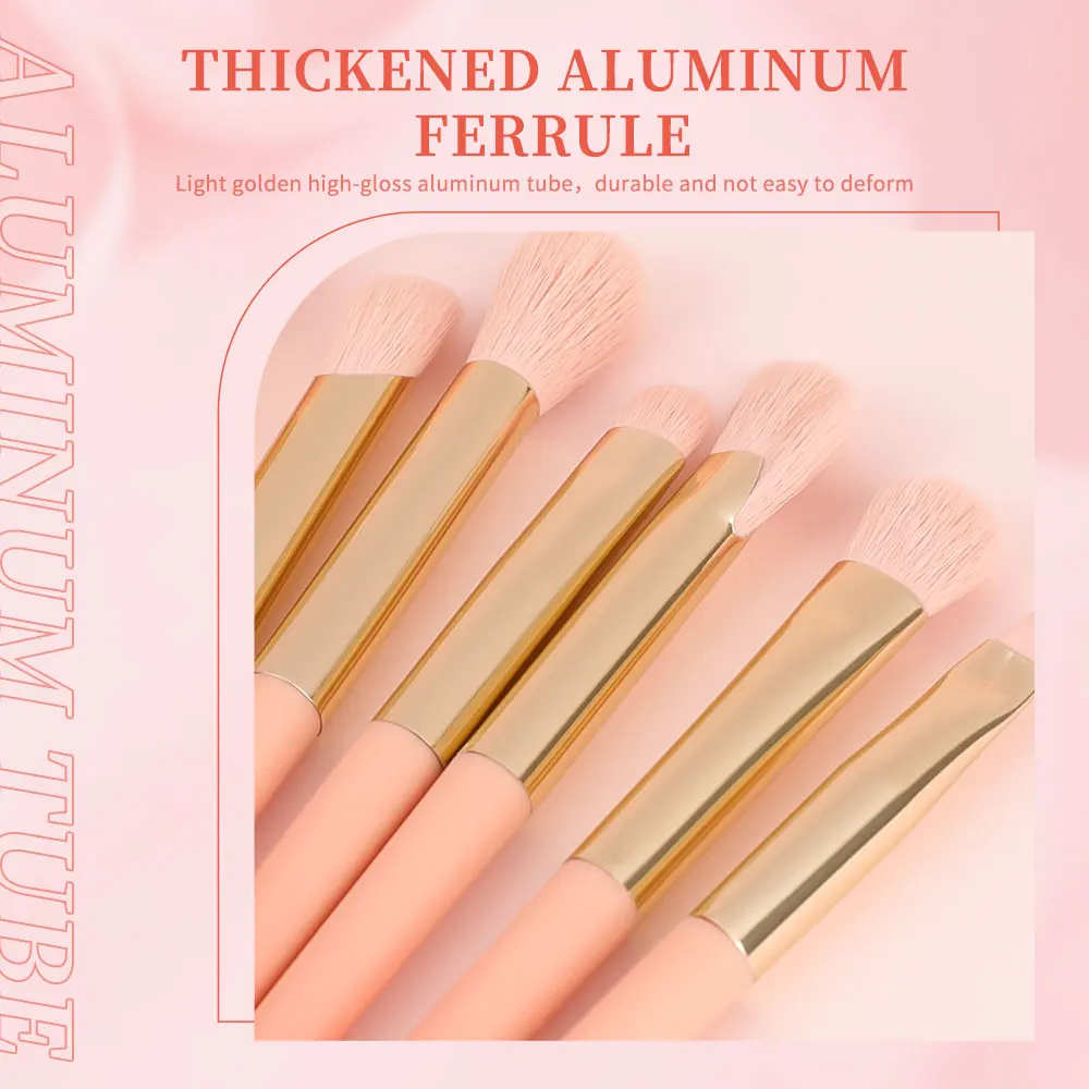 DUcare LOVE STRUCK 14PCS Makeup Brush Set Untra Thin Foundation Blush Eyeshadow Brush Women Beauty Soft Powder Lip Brushes Tool