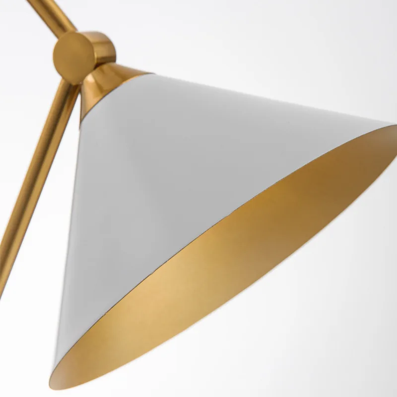 Postmodern light luxury villa model room study bedroom bedside lamp