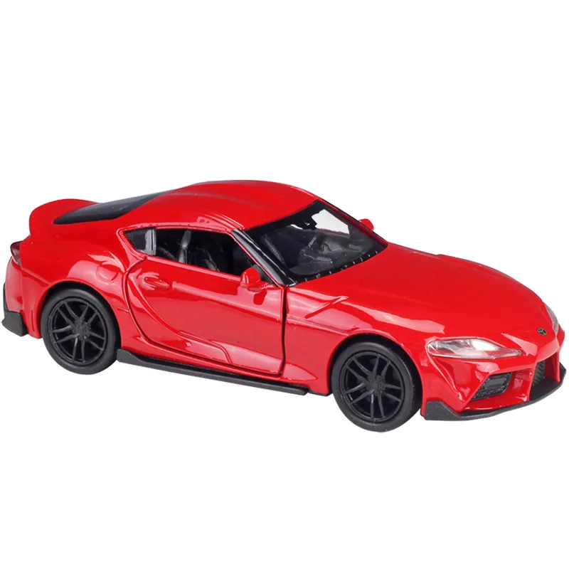 WELLY 1:36 TOYOTA Supra Toy Diecast Vehicle Model Sport Pull Back Car Educational Collection Gift Children BD23