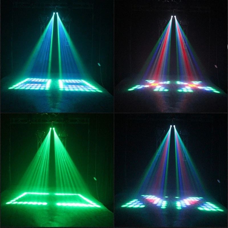 Fast Delivery 64/128LED RGBW Pattern Dj Stage Effect Lighting Projector Disco Party KTV Wedding Christmas LED Light