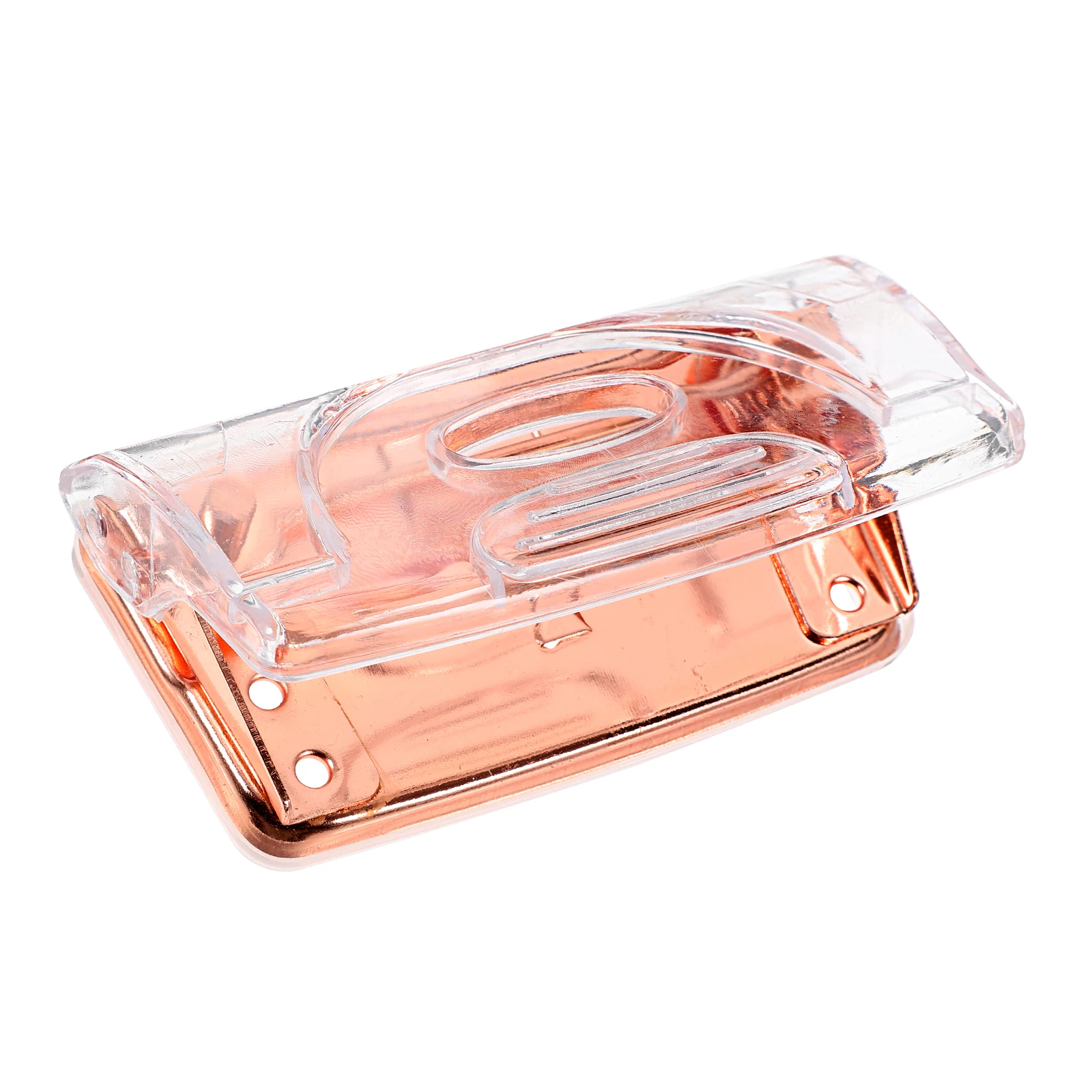 

Shower Rose Gold Hole Punch Office Planner Puncher Aluminum Alloy Desk Accessories Stationery Two Paper