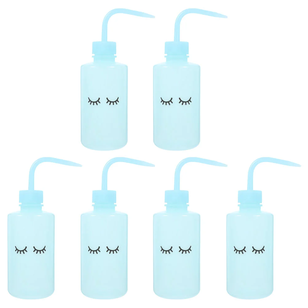 

Lash Wash Bottle Washing with Eyelashes Tattoo Spray Bend Mouth Pe Travel Water