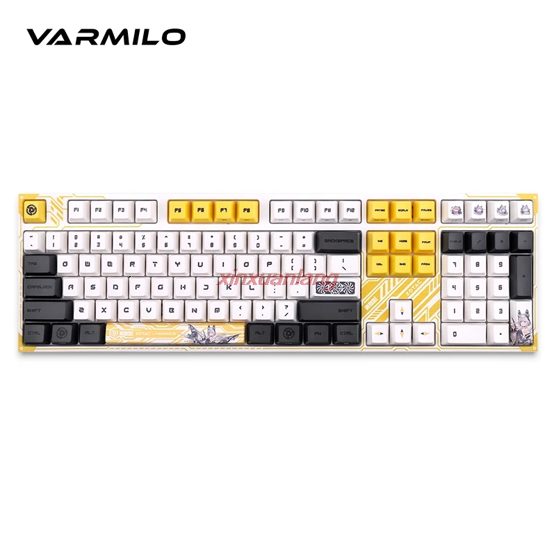 Varmilo&zotac Apocalypse mechanical keyboard 108-key office gaming gaming keyboard