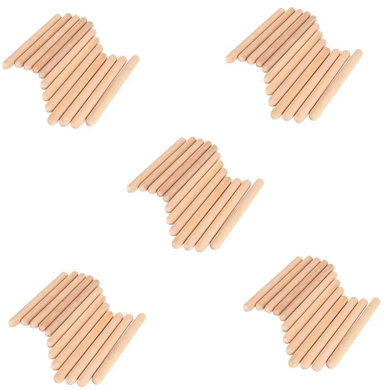 CGDS-30 Pares de Claves de Madera, Instrumento Musical de Percusión, Palitos de Ritmo, Palitos de Ritmo para Niños