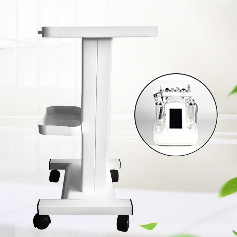 Salon Trolley With Socket Stand Rolling Cart Beauty Wheel Holder Spa Cart 70cm Beauty Instrument Cart with Pulley Socket