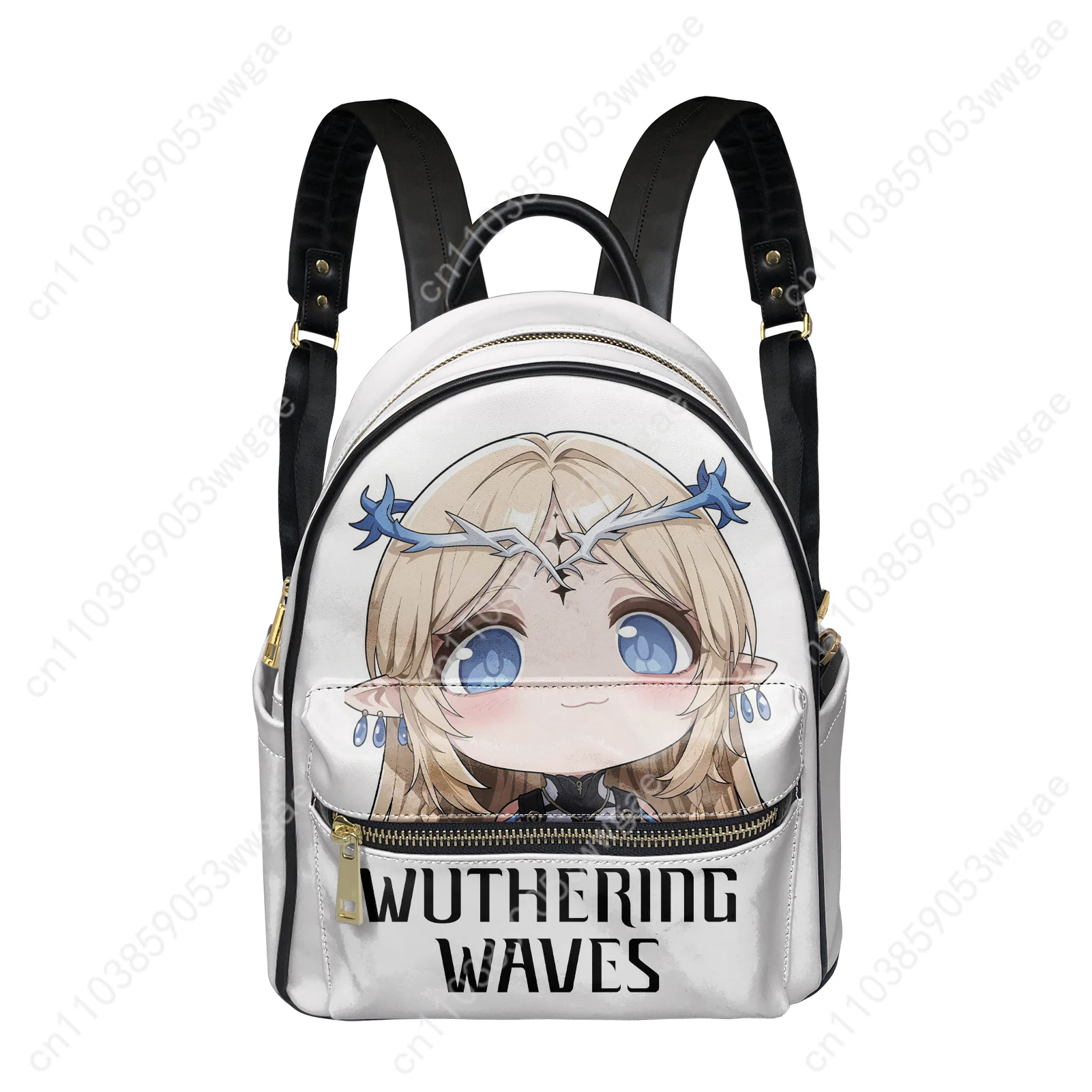 Wuthering Waves Backpack Womens Mens Knapsack Personalitied Double Shoulder Bag Business Travel Bookbag Rucksack Gift Daypack