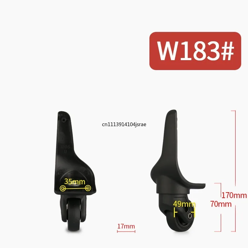 Detachable Universal Swivel Caster Wheel Spare Parts Removable Repair Roller for Trolley Travel Suitcase Luggage