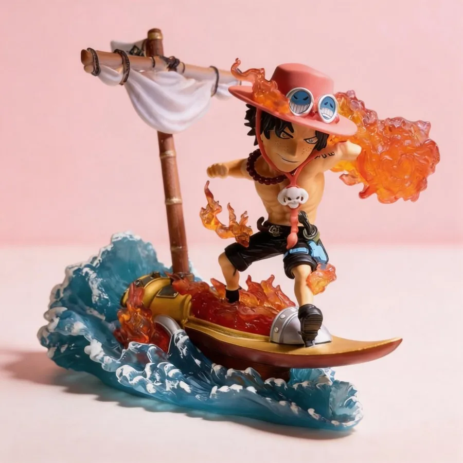 

Anime One Piece Luffy & Ace Figure 11cm GK Statue Collectible Model Toy Desktop Ornament for Fans Home Deco...
