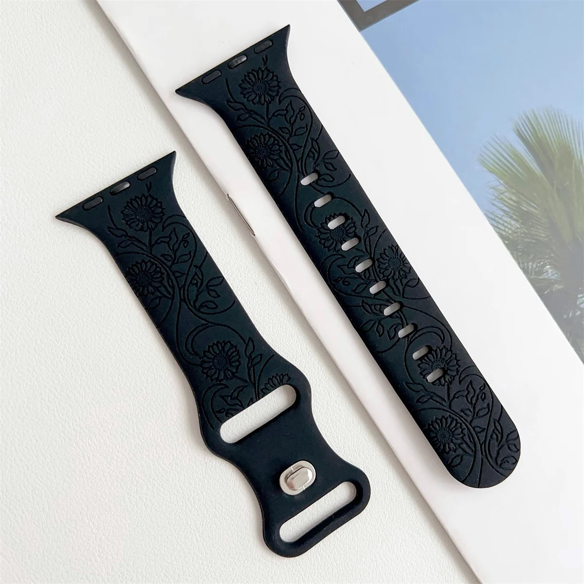Watch Band For iWatch 42/44/45/49mm 38/40/41mm Silicone Fashion Watch Strap for Watch Series Ultra2 Se 9/8/7/6/5/4/3/2/1_voghion.com