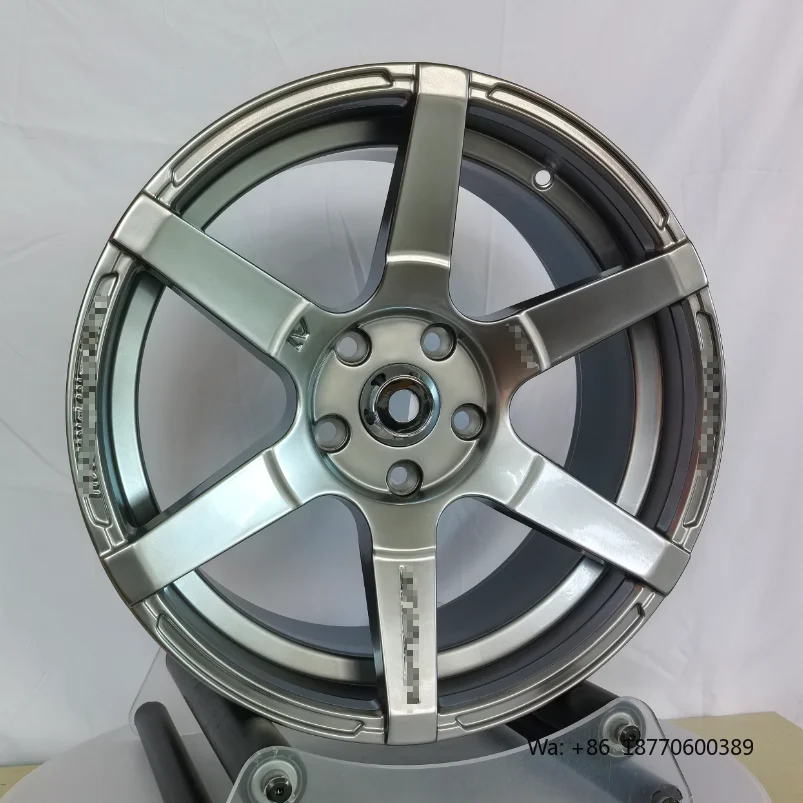 17 Inch 18 Inch 5 Holes 5x114.3/100mm ET 18-22 Aluminum Alloy Five Spoke Cast Wheels for Car Passenger Hot Wheels Off-road Rims