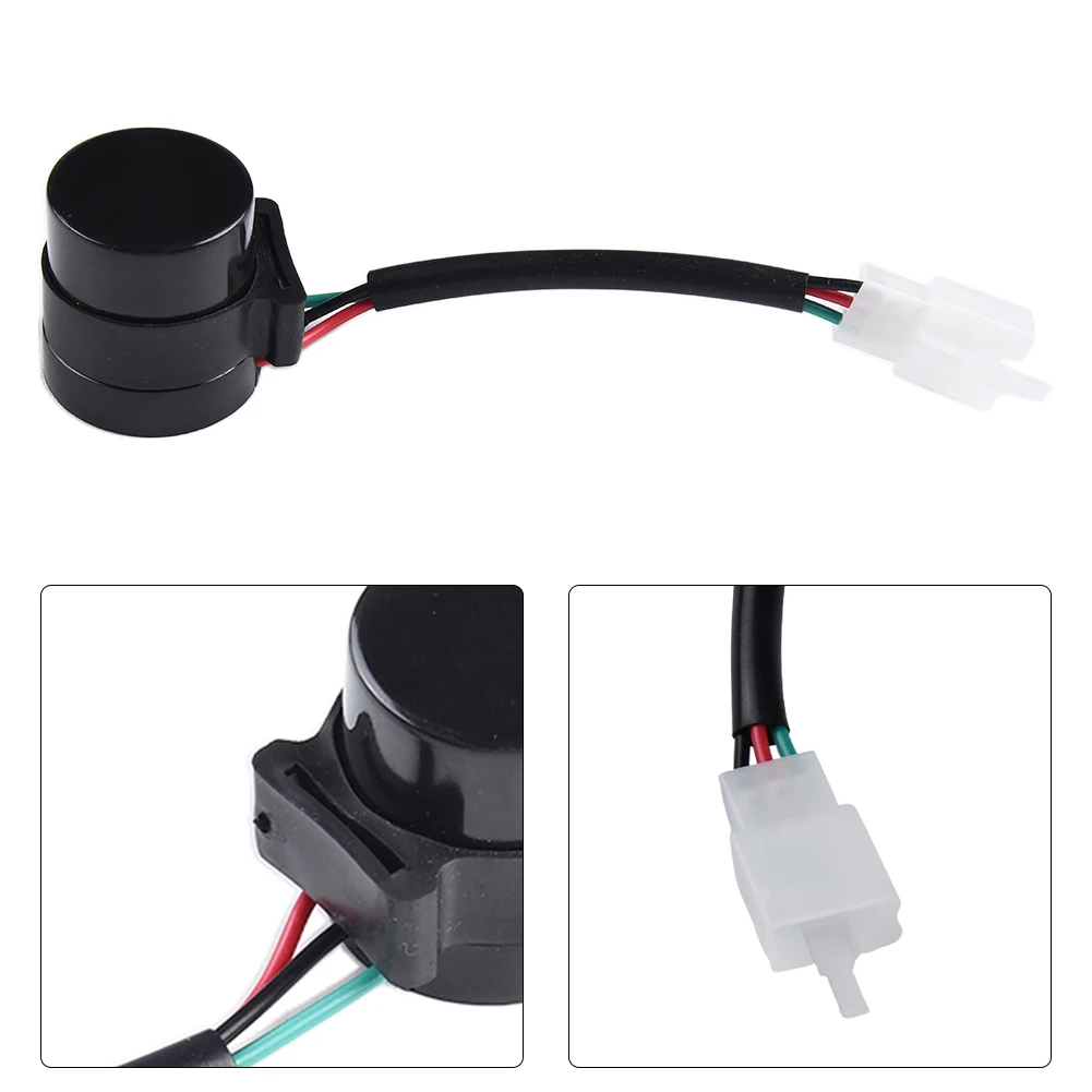 Blinker Flasher Signal Flasher 3 Pin 3 Wire 80 Times/min Black Motorcycle Turn Signal 100W 12V DC 16cm/6.30in 17g