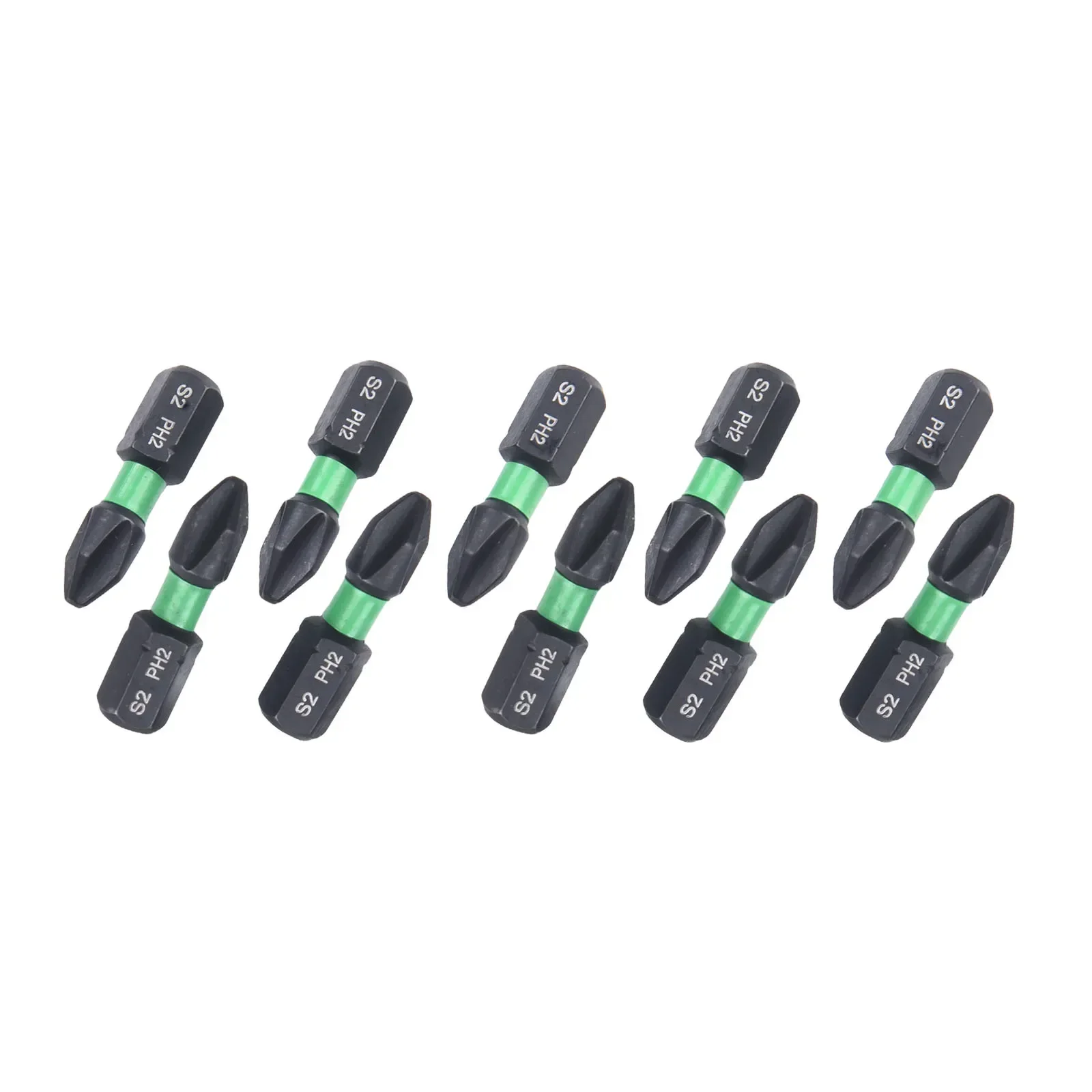 磁気ドライバービットセット,ドライバービットセット,強力ツール,25mmハンドル,新品,10個