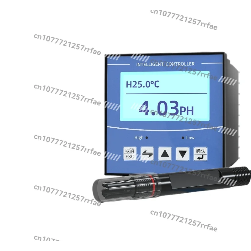 

Industrial online pH meter Aquaculture monitoring Sensing pH value Electrode controller Water quality analysis Tester