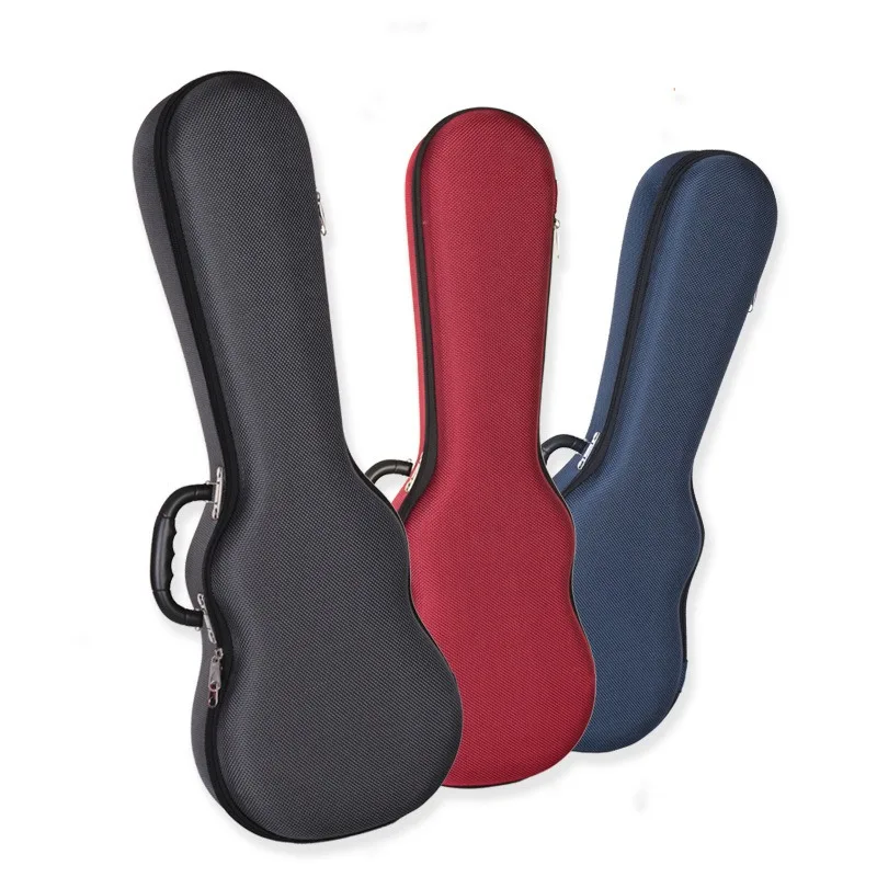 21 Inches Thickened Ukulele Box Hardened Lightweight Shoulders Portable Wear-resistant Ukulele Case Musical Instrument Accessory