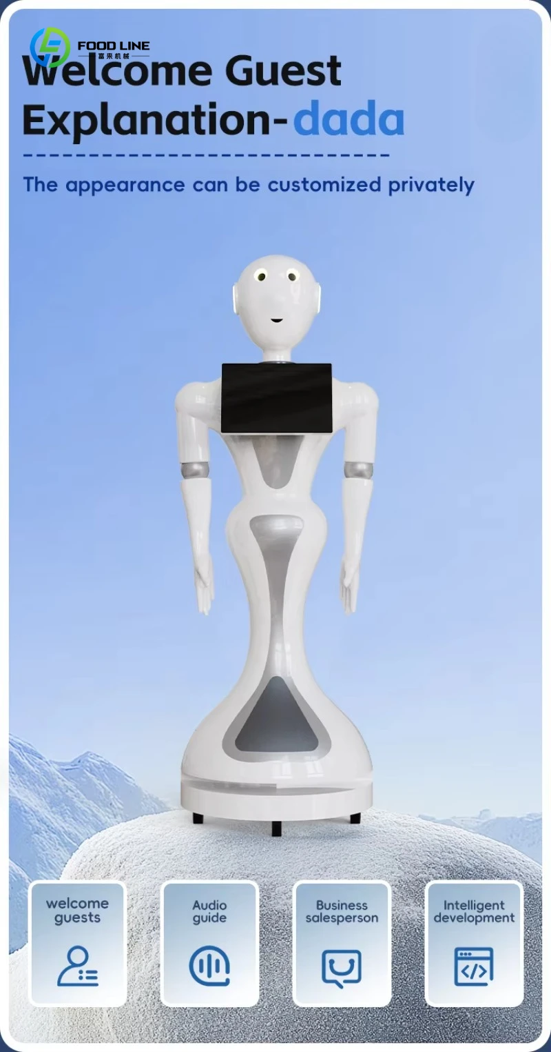 Factory Price Commercial Reception Robot Cheap AI Service Welcome Robot for Retail Businesses