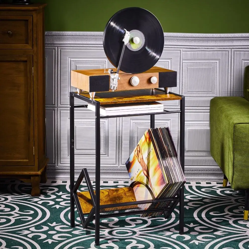 

The 16-square standard-sized record rack, suitable for both music rooms and living rooms can precisely store and protect records