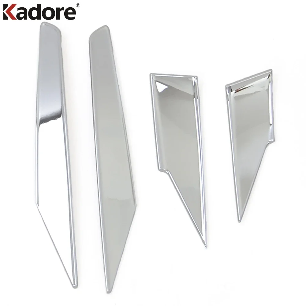 For Hyundai Kona Kauai SUV 2017-2022 Chrome Rearview Mirror Trim Doors Mirrors Decoration Cover Accessories Car Sticker