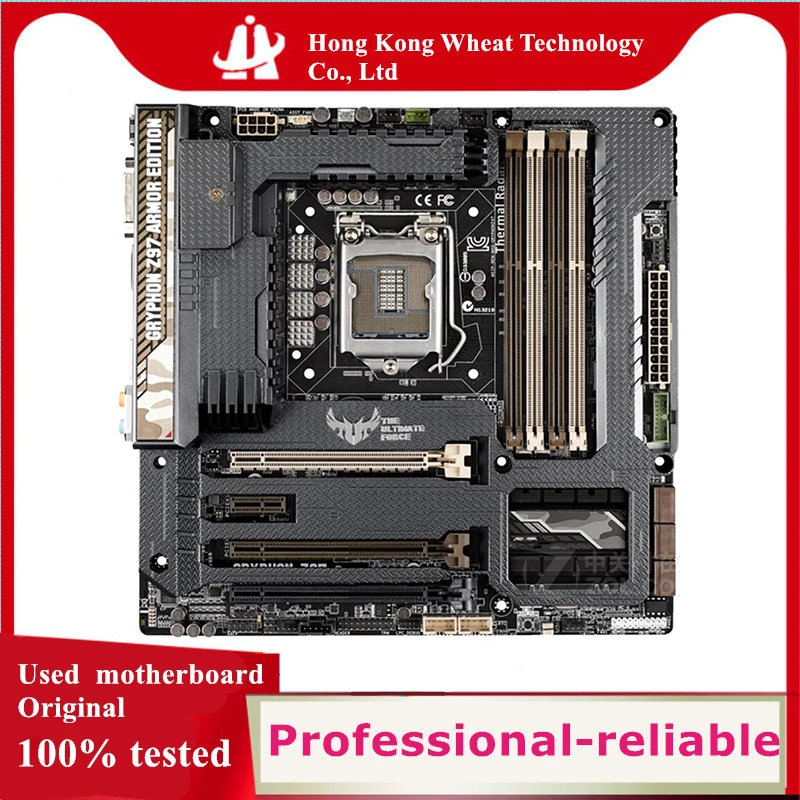 For Intel Z97 GRYPHON Z97 ARMOR EDITION motherboard Used original LGA 1150 DDR3 32GB USB2.0 USB3.0 SATA3 Desktop Mainboard