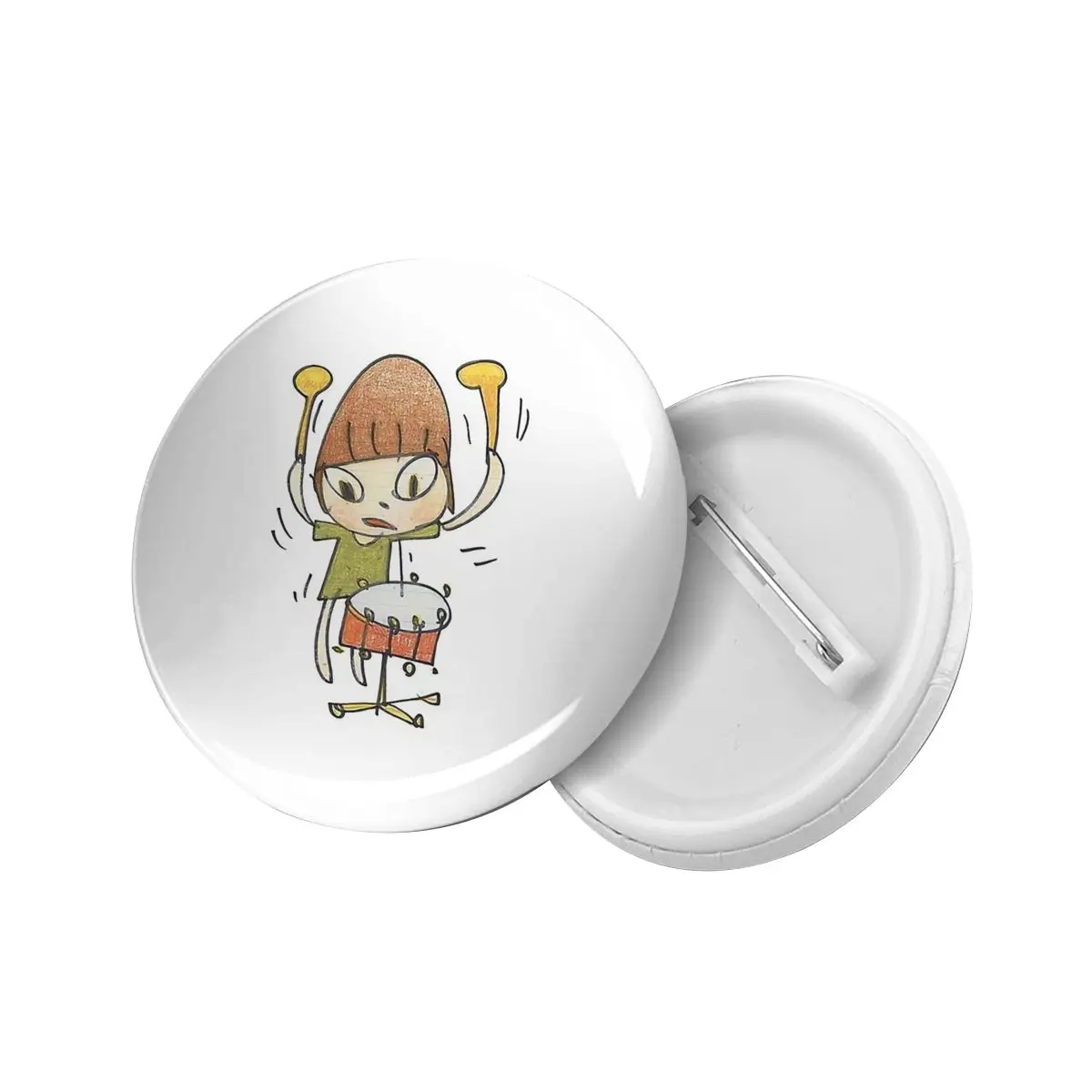 Yoshitomo Nara Soft Button Pin Clothes Brooch Creative Pins Jewelry Decor Cute Badge Art Design Women Child Lapel