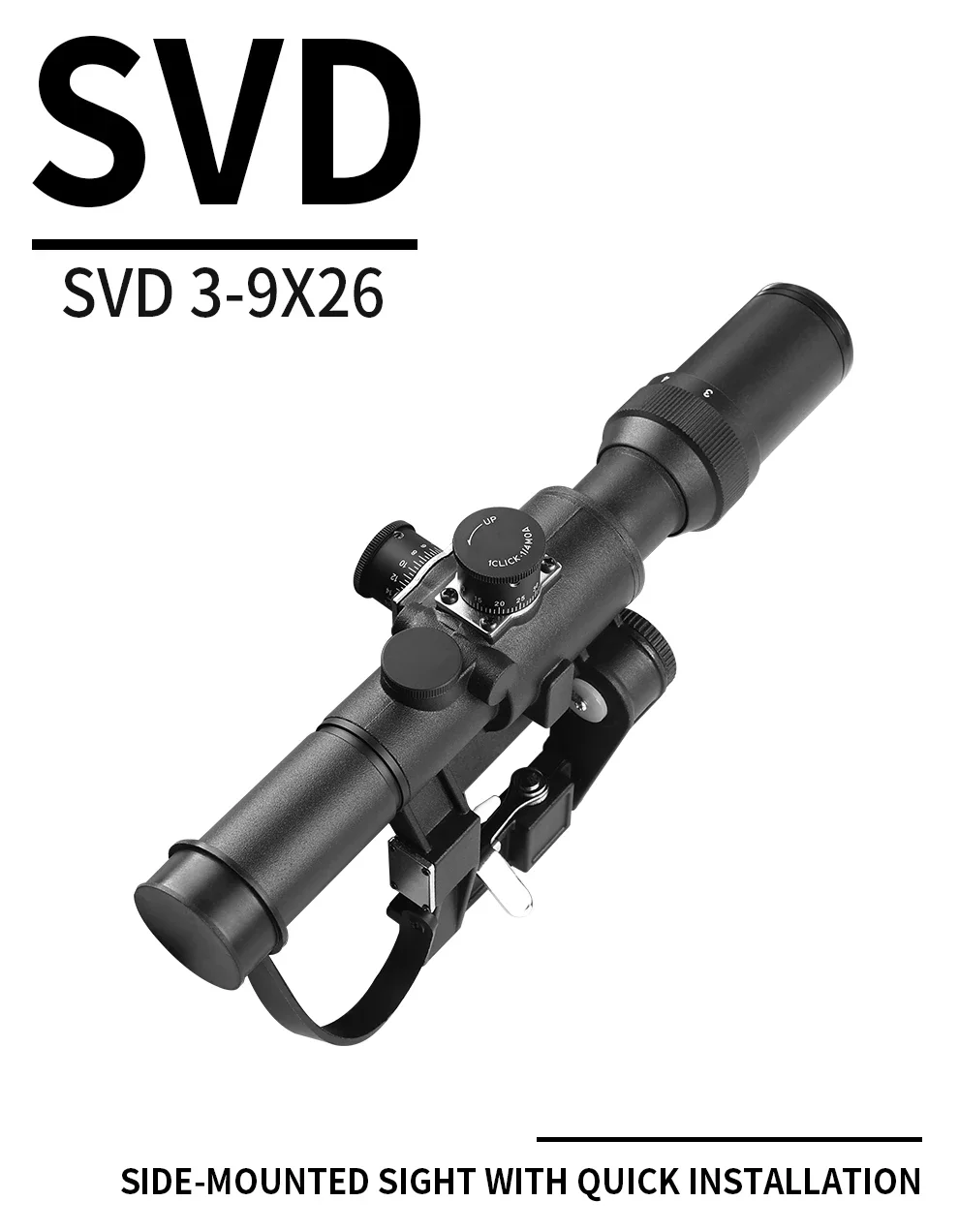 SVD 3-9X42E FFP Sniper Rifle Red Illuminated Scope For Hunting Glass Reticle Tactical Optics Sights Shooting svd Rifle