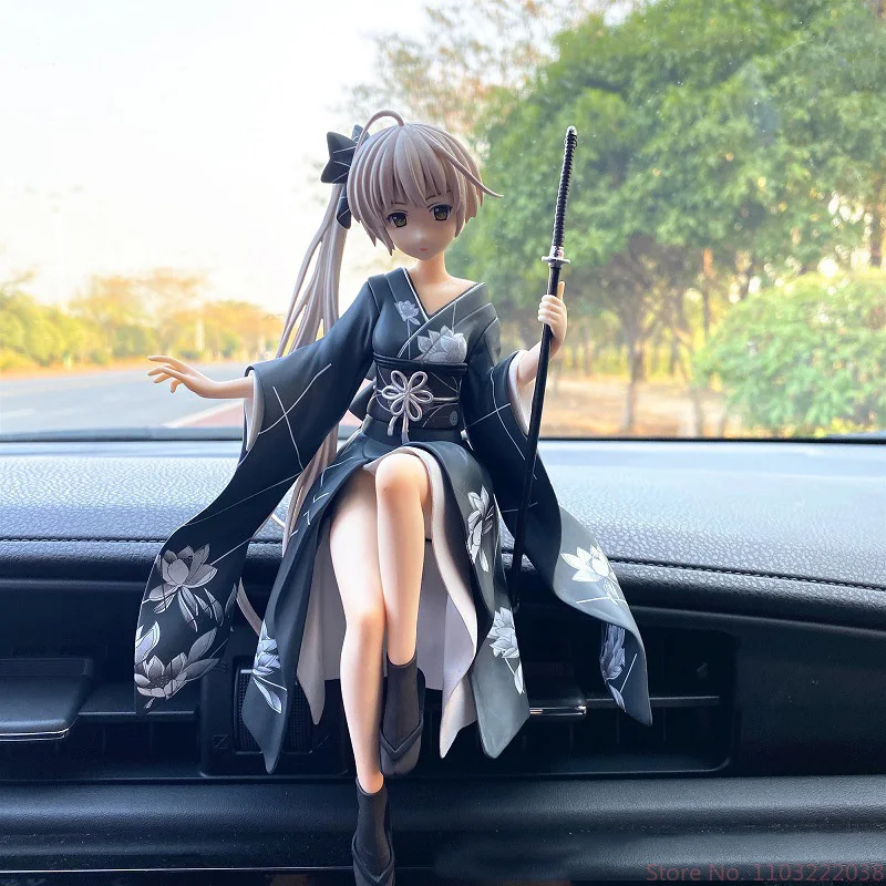 Yosuga no sora yunohara sora anime figura ornamento de carro criativo console central ornamento decoração interior fragrância homem presente