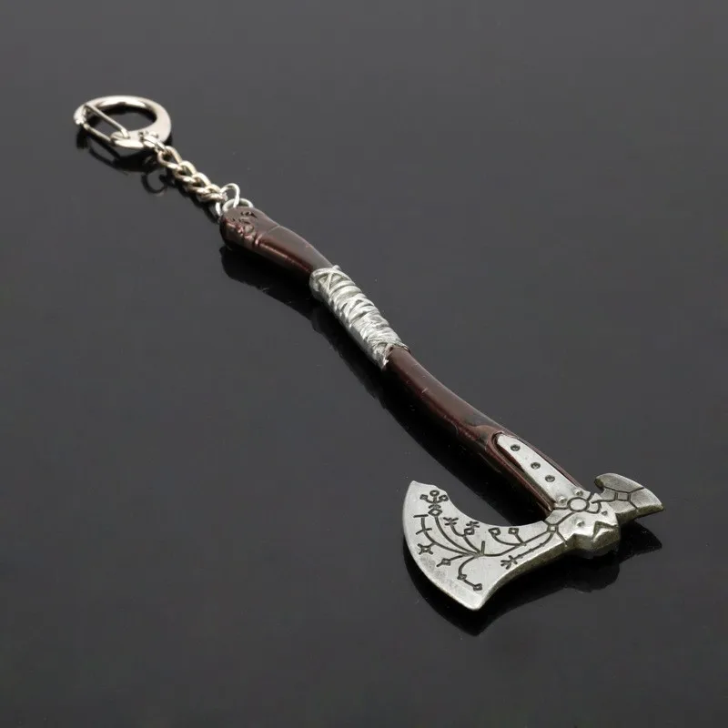 God of War Keychain Kratos Weapon Blades of Chaos Pendant Keyring Axe Sword Key Chains Key Holder Chaveiro Jewelry Men