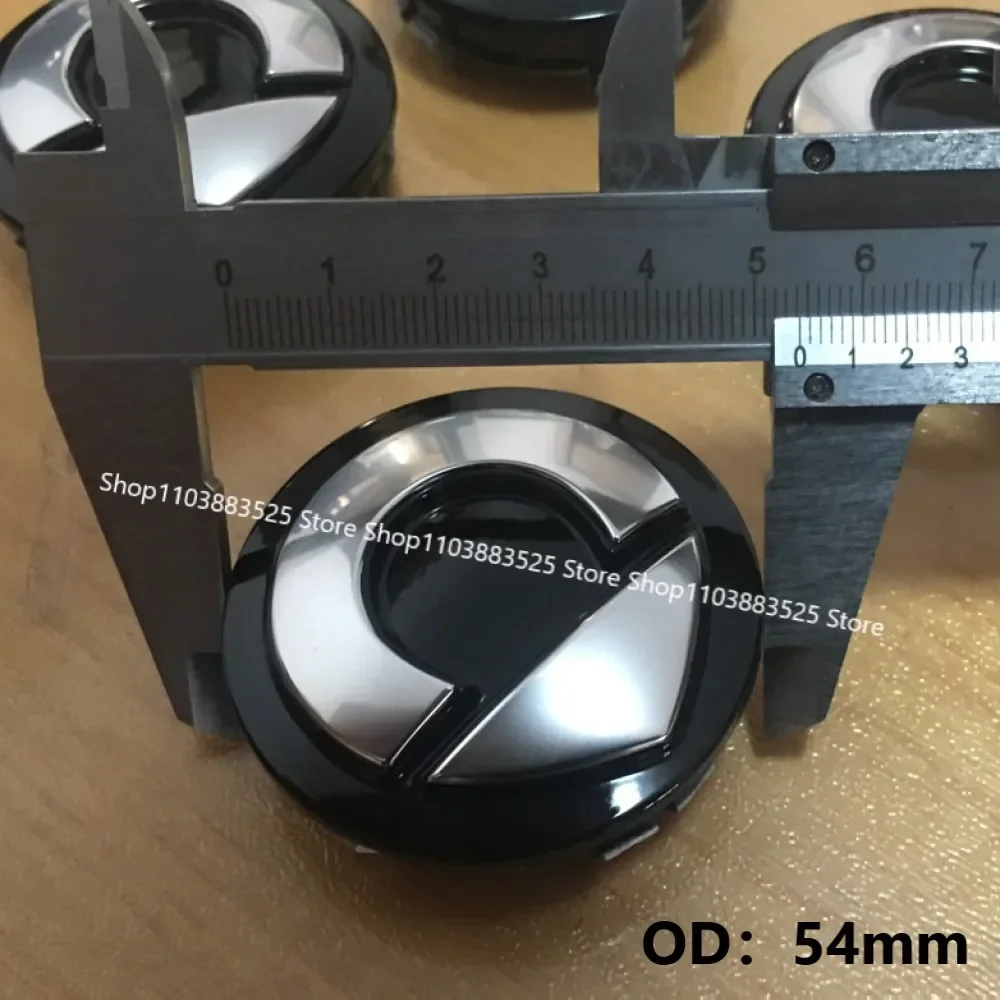 4pcs OD 54mm Replaced Outer Diameter Wheel Center Hub Cap for Smart #1 #3 #5 Wheel Center Hubcap Logo Emblem Badge
