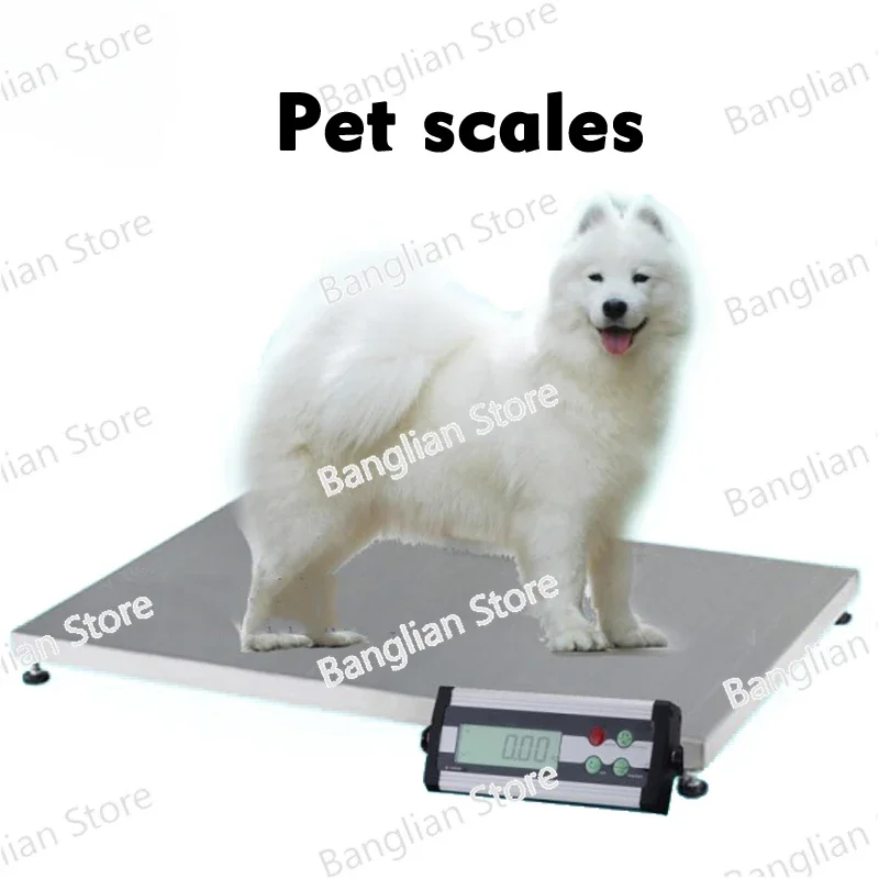 Pet Weight Scale 150kg/50g Stainless Steel Pet Electronic Scale Pet Dog Weight Electronic Weigh 110/220V