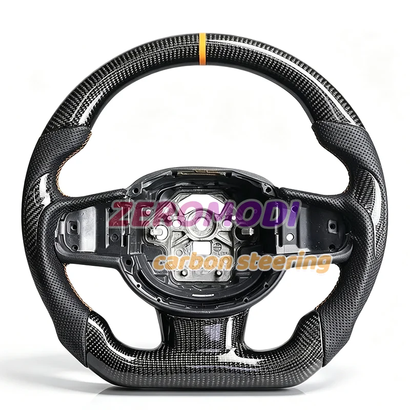 Customized Carbon Fiber Steering Wheel with Leather for Volvo XC60 2018-2022