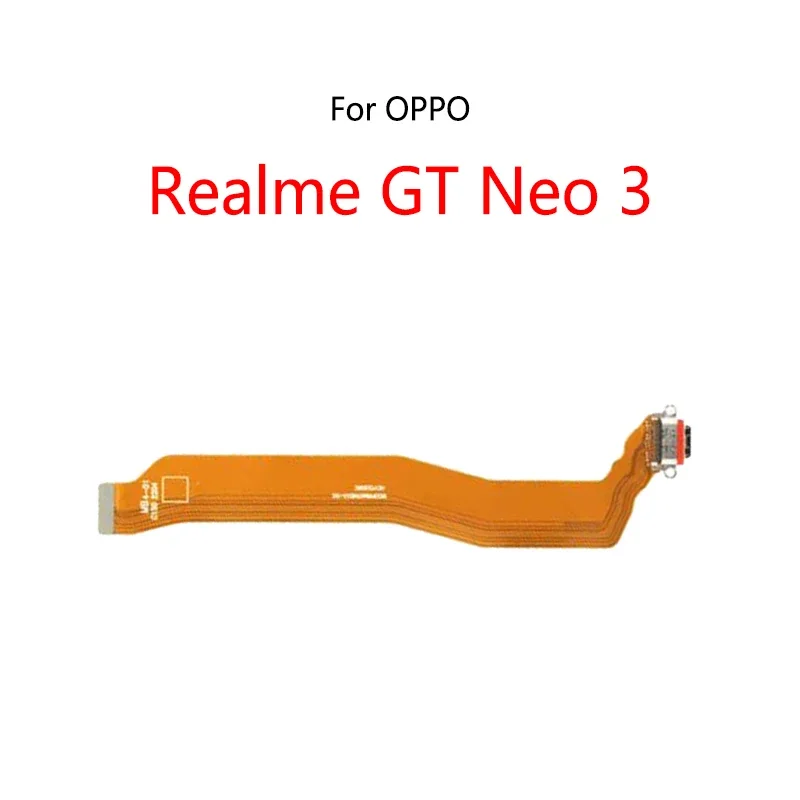 USB Charge Dock Port Socket Jack Plug Connector Flex Cable For OPPO Realme GT Neo 3 Charging Board Module