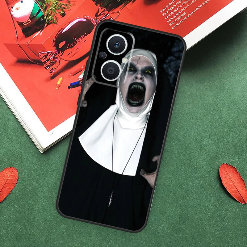 The Nun Valak Horror Case For OPPO Reno 8T 4 5 6 8 7 Lite 4Z 5Z 10 Pro OPPO Find X2 X5 Lite X3 Neo X6 Pro Cover