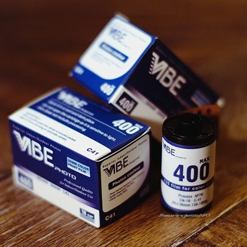 1/3/5/10 لفات VIBE Max 400 لون فيلم ISO 400 135 فيلم سلبي 18EXP/لفة لكاميرا Kodak M35/M38/H35 (تاريخ انتهاء الصلاحية: 2025)