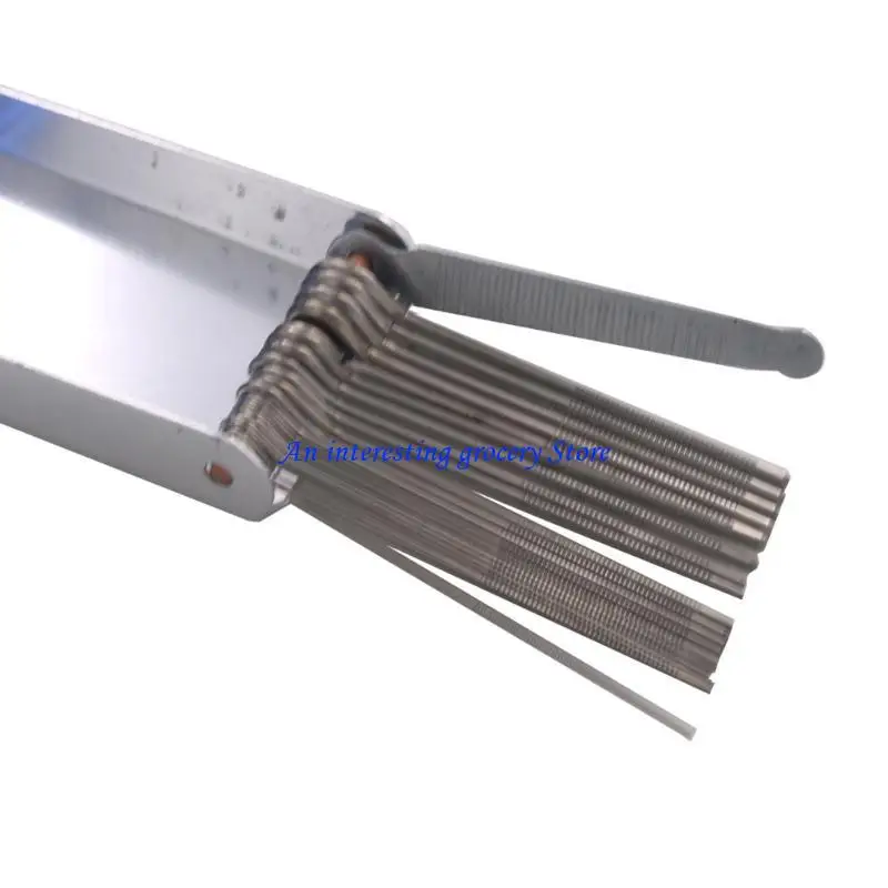 652D Guitar Slotting File Flat Rods Slot Filing Set Needle File Luthier Tool Kits