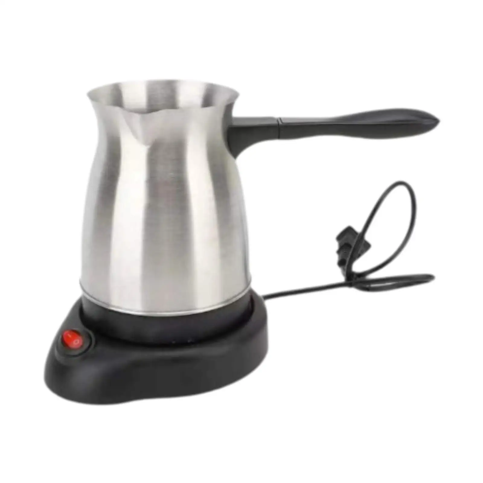 Electric Turkish Coffee Maker Water Kettle Stainless Steel Traditional Coffee Kettle Tea Kettle for Outdoor Trips Household