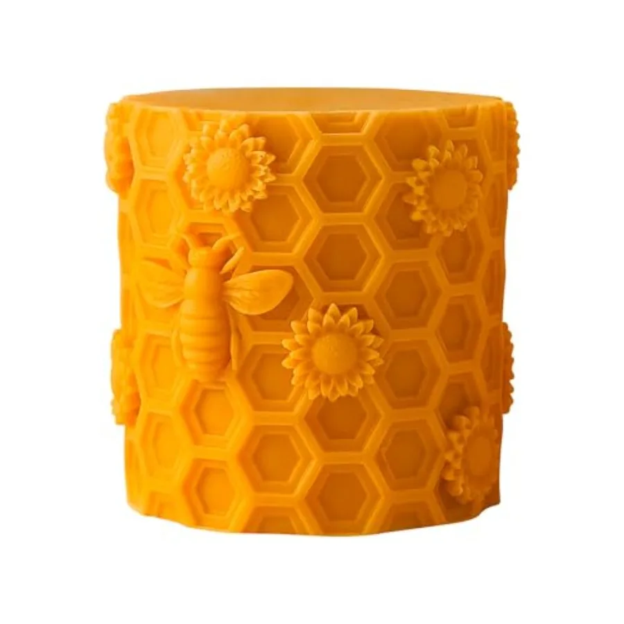 

Honeycomb Silicone Cylinder Mold for Resin Casting and Candle Making
